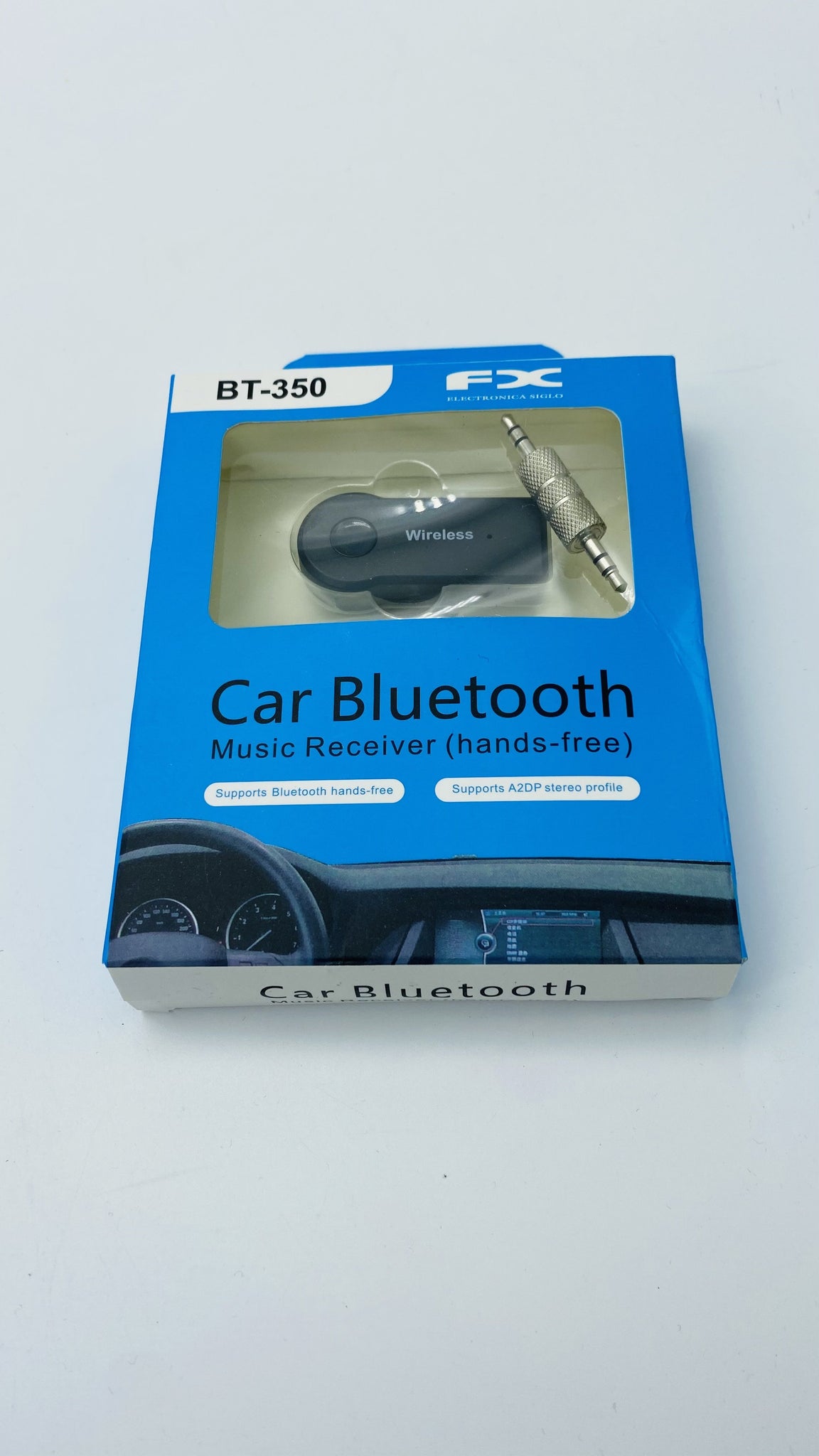 3,5mm conector de audio A2DP Kit manos libres para coche Bluetooth